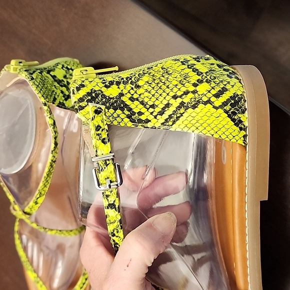 Mix No. Six lime gladiator 10M NWOT rubber soles - Picture 2 of 7